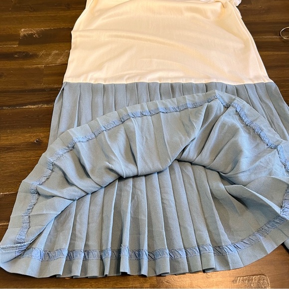 Kamisato Lace Slip Dress Plated Midi American Vintage USA Y2K Fairycore Cottage - Picture 12 of 16